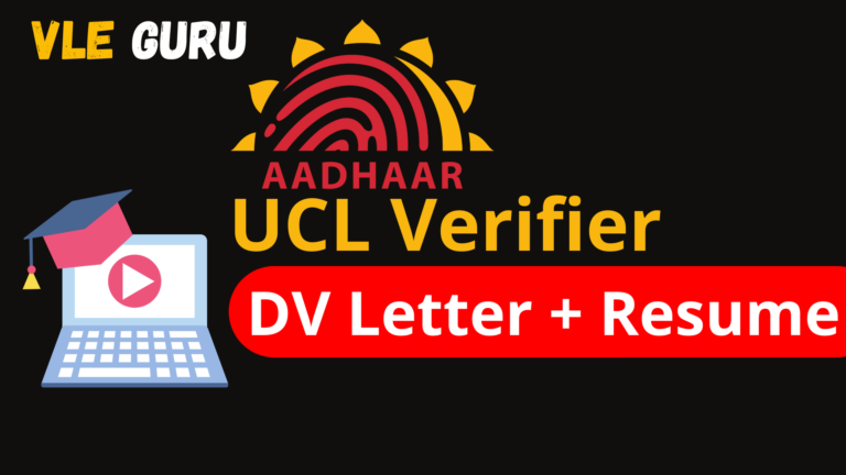 Verifier DV Letter and Resume