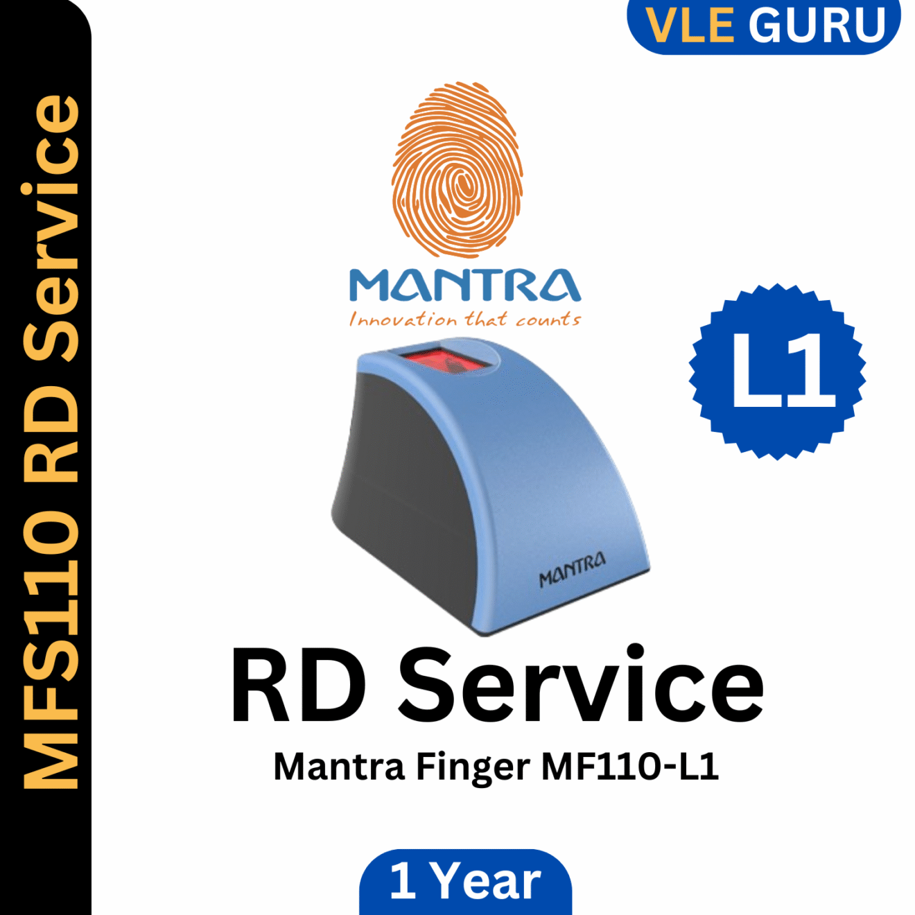Mantra MFS110 L1 RD Service - VLE GURU